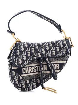 Christian Dior Pre-Owned: Голубая сумка 