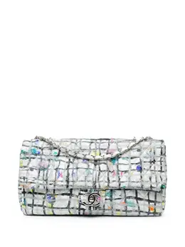 CHANEL Pre-Owned: Белая сумка через плечо 