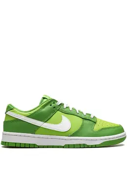 Nike: Зелёные кроссовки  Dunk Low Retro