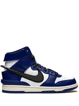 Nike: Голубые кроссовки  Dunk High SP