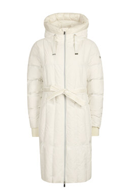 DIEGO M: Белый пуховик 