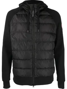 Canada Goose: Чёрный жилет  HyBridge
