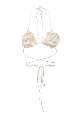 MAGDA BUTRYM: Белый бюстгальтер 