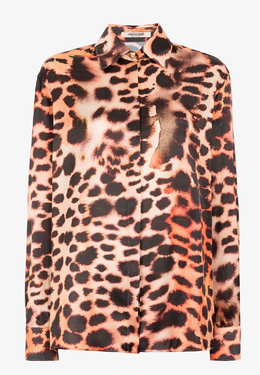 ROBERTO CAVALLI: Коричневая рубашка 