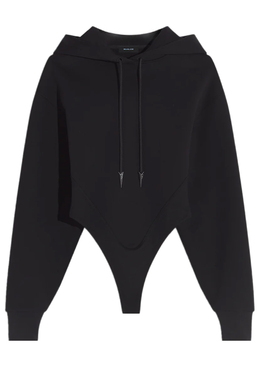 MUGLER: Чёрный боди 