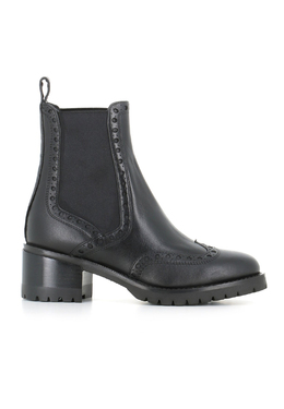 SANTONI: Чёрные ботинки 