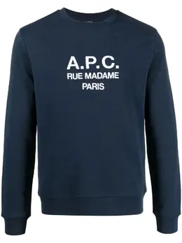 A.P.C.: Синий свитшот 