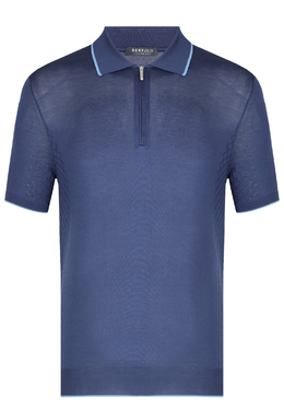 BERTOLO: Синее поло 