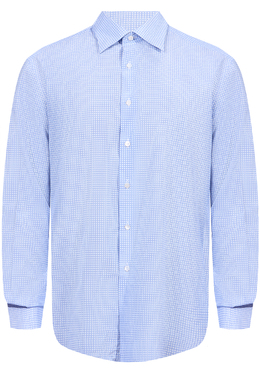 STEFANO RICCI: Синяя рубашка 