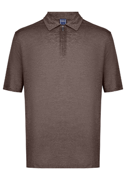 FEDELI: Коричневое поло 
