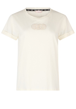 LIU JO: Белая футболка 