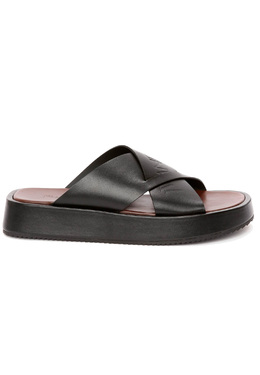 JW ANDERSON: Чёрные шлёпанцы 