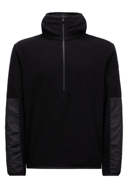MONCLER: Чёрная толстовка 