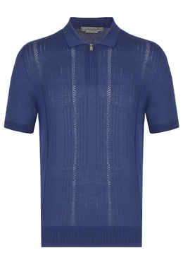 CORNELIANI: Голубое поло 