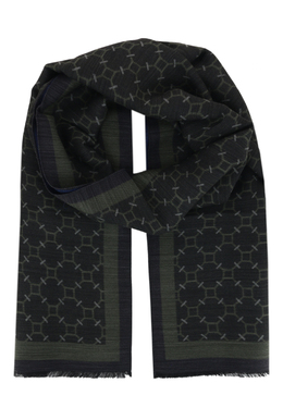 CORNELIANI: Зелёный шарф 