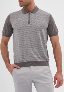 CORNELIANI: Серое поло 