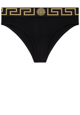 VERSACE: Чёрные трусы 