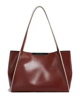 Marni small Cresta E/W leather tote bag 30554275