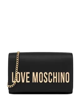Love Moschino: Чёрный клатч 