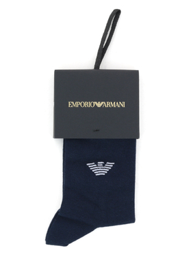 EMPORIO ARMANI Underwear: Синие носки 