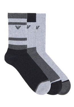 EMPORIO ARMANI Underwear: Чёрные носки 