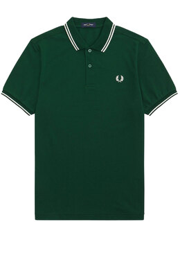 FRED PERRY: Зелёное поло 