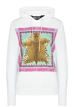 JUST CAVALLI: Белая толстовка 