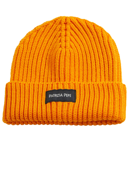 PATRIZIA PEPE: Оранжевая шапка 