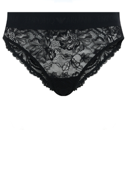 EMPORIO ARMANI Underwear: Чёрные трусы 