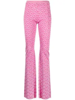 Versace: Жаккардовые брюки  La Greca