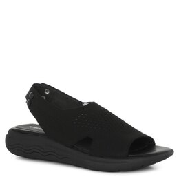 Geox: Чёрные сандалии 