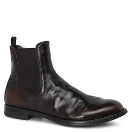 Officine Creative: Коричневые ботинки 