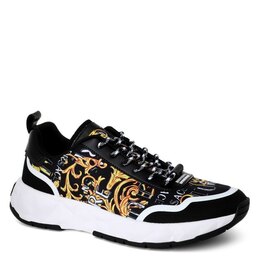 Versace Jeans Couture: Чёрные кроссовки 