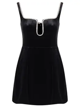 SELF-PORTRAIT: Бархатное платье 