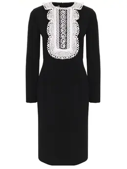 VALENTINO: Платье из шерсти 