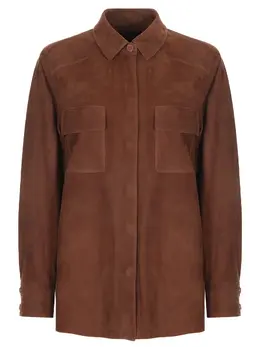 LORO PIANA: Замшевая куртка 