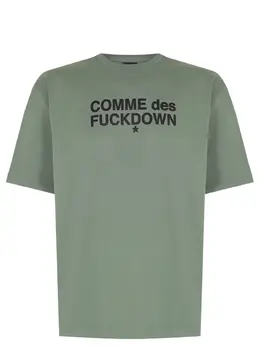 COMME DES FUCKDOWN: Хлопковая футболка 