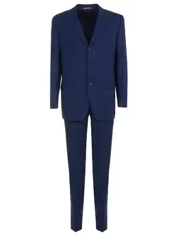 CANALI: Костюм в клетку 