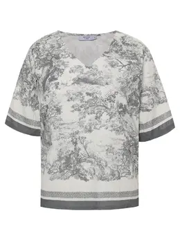 SEVEN LAB: Хлопковый топ 