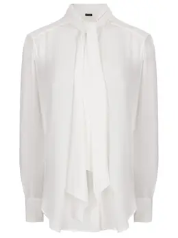 KITON: Шёлковая блуза 