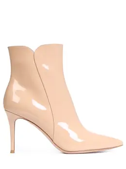 GIANVITO ROSSI: Бежевые ботинки 