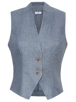 BARBA: Льняной жилет 
