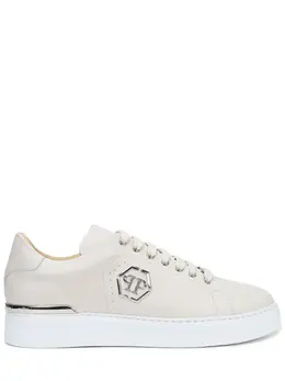 PHILIPP PLEIN: Бежевые кеды 