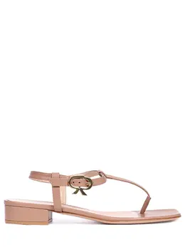 GIANVITO ROSSI: Бежевые сандалии 
