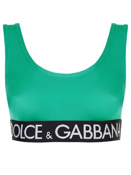 DOLCE &amp; GABBANA: Зелёный топ 