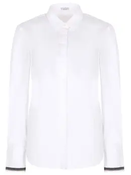 BRUNELLO CUCINELLI: Хлопковая рубашка 