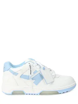 OFF-WHITE: Белые кеды  Out of Office