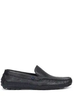 BLU BARRETT: Тёмные мокасины 