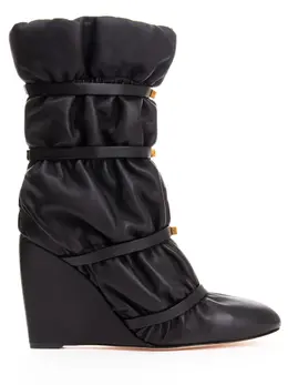 STUART WEITZMAN: Чёрные ботинки 