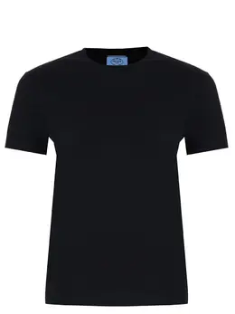 PRADA: Хлопковая футболка 